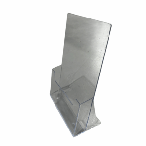 Leaflet holder - clear plastic - A4