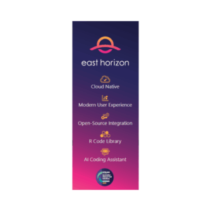Roller banner - East Horizons (with award)