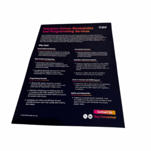 Leaflet - Precision Driven Biostatistics